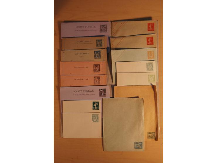 1882/1983, interessanter Posten mit Briefen, Karten und Ganzsachenkarten, dabei Bedarfspost, FDC, Bildpostkarten und Frz. Kol
