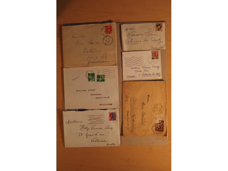 1882/1983, interessanter Posten mit Briefen, Karten und Ganzsachenkarten, dabei Bedarfspost, FDC, Bildpostkarten und Frz. Kol