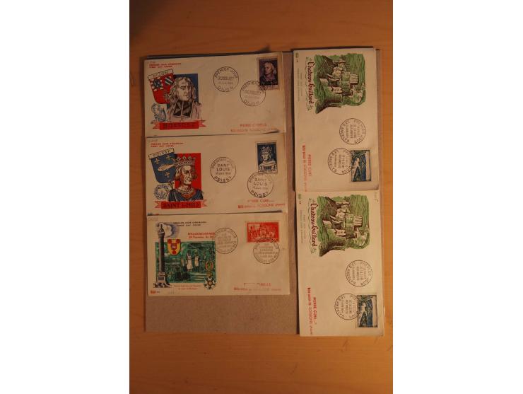 1882/1983, interessanter Posten mit Briefen, Karten und Ganzsachenkarten, dabei Bedarfspost, FDC, Bildpostkarten und Frz. Kol