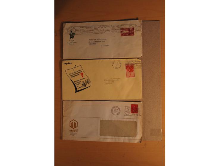 1882/1983, interessanter Posten mit Briefen, Karten und Ganzsachenkarten, dabei Bedarfspost, FDC, Bildpostkarten und Frz. Kol