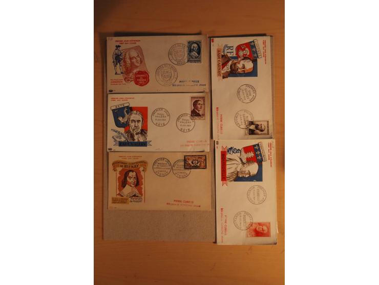 1882/1983, interessanter Posten mit Briefen, Karten und Ganzsachenkarten, dabei Bedarfspost, FDC, Bildpostkarten und Frz. Kol