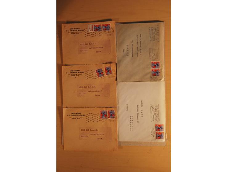 1882/1983, interessanter Posten mit Briefen, Karten und Ganzsachenkarten, dabei Bedarfspost, FDC, Bildpostkarten und Frz. Kol