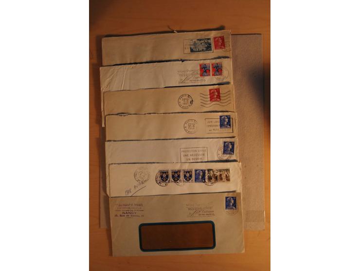 1882/1983, interessanter Posten mit Briefen, Karten und Ganzsachenkarten, dabei Bedarfspost, FDC, Bildpostkarten und Frz. Kol