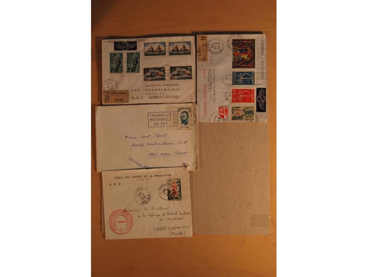 1882/1983, interessanter Posten mit Briefen, Karten und Ganzsachenkarten, dabei Bedarfspost, FDC, Bildpostkarten und Frz. Kol