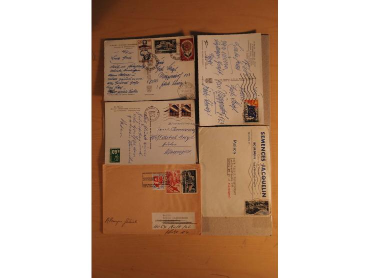 1882/1983, interessanter Posten mit Briefen, Karten und Ganzsachenkarten, dabei Bedarfspost, FDC, Bildpostkarten und Frz. Kol