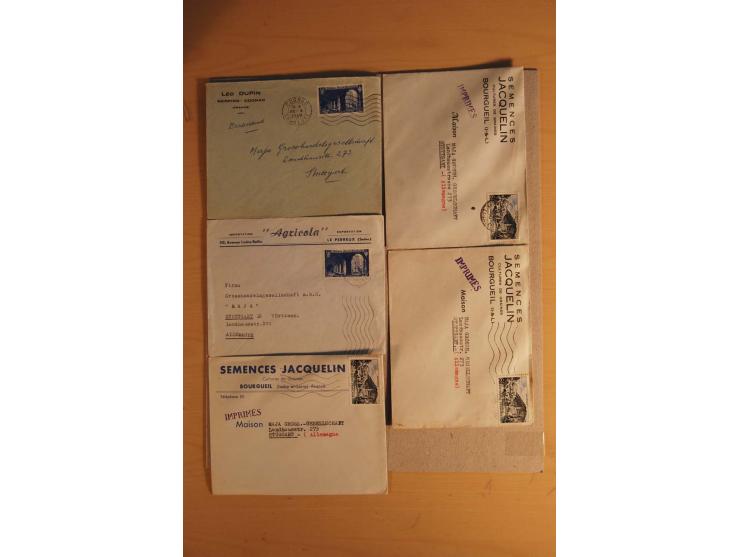 1882/1983, interessanter Posten mit Briefen, Karten und Ganzsachenkarten, dabei Bedarfspost, FDC, Bildpostkarten und Frz. Kol