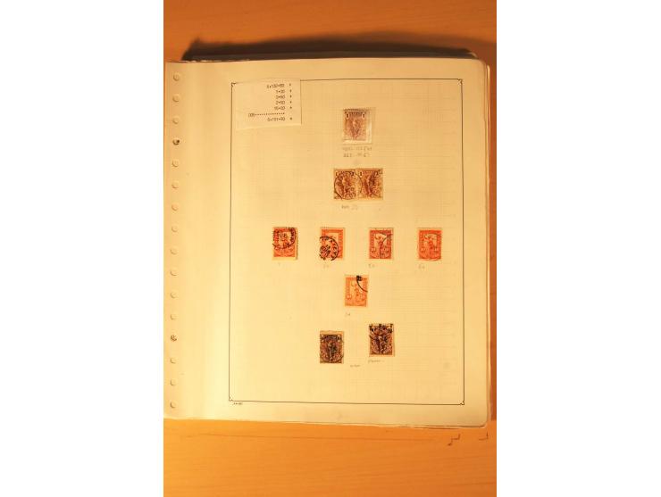 1886/1944, postfrische, ungebrauchte und gestempelte Sammlung mit guten Werten und Sätzen, Einheiten, Porto, Zwangszuschlagsm