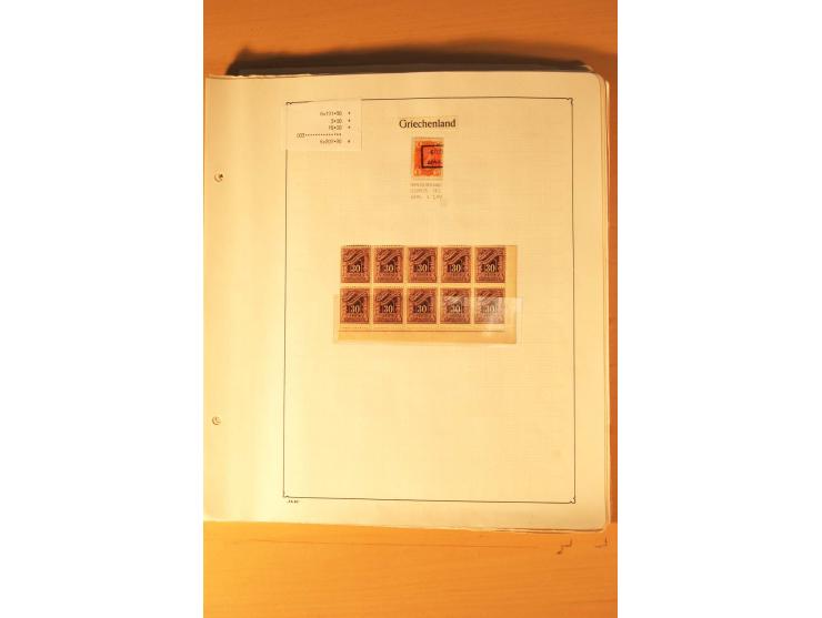 1886/1944, postfrische, ungebrauchte und gestempelte Sammlung mit guten Werten und Sätzen, Einheiten, Porto, Zwangszuschlagsm
