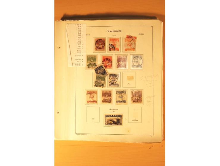 1886/1944, postfrische, ungebrauchte und gestempelte Sammlung mit guten Werten und Sätzen, Einheiten, Porto, Zwangszuschlagsm
