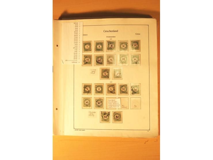 1886/1944, postfrische, ungebrauchte und gestempelte Sammlung mit guten Werten und Sätzen, Einheiten, Porto, Zwangszuschlagsm