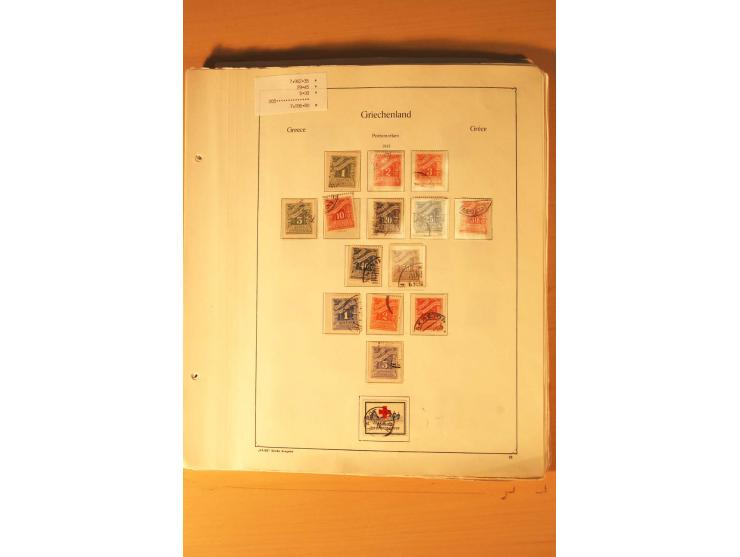 1886/1944, postfrische, ungebrauchte und gestempelte Sammlung mit guten Werten und Sätzen, Einheiten, Porto, Zwangszuschlagsm