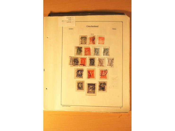 1886/1944, postfrische, ungebrauchte und gestempelte Sammlung mit guten Werten und Sätzen, Einheiten, Porto, Zwangszuschlagsm