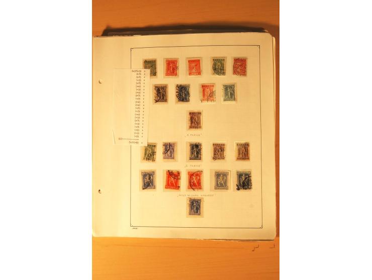 1886/1944, postfrische, ungebrauchte und gestempelte Sammlung mit guten Werten und Sätzen, Einheiten, Porto, Zwangszuschlagsm