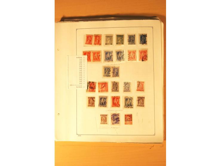 1886/1944, postfrische, ungebrauchte und gestempelte Sammlung mit guten Werten und Sätzen, Einheiten, Porto, Zwangszuschlagsm