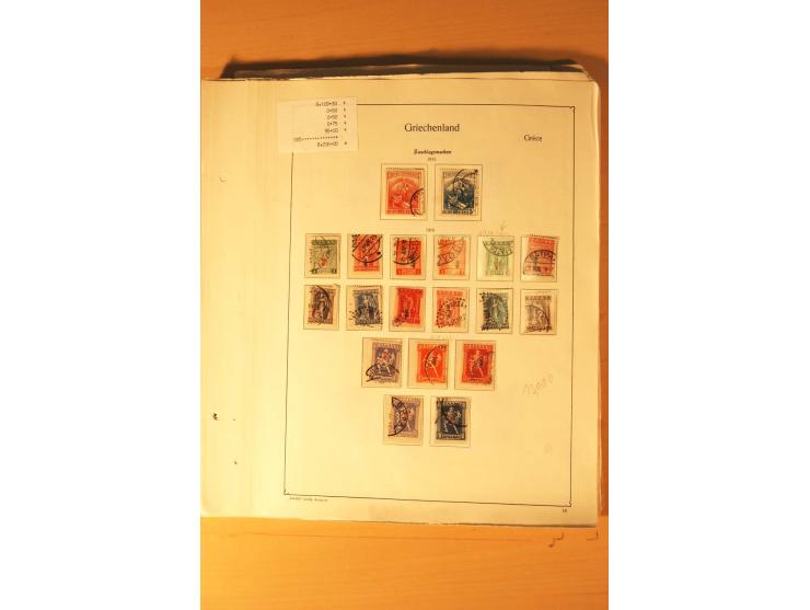 1886/1944, postfrische, ungebrauchte und gestempelte Sammlung mit guten Werten und Sätzen, Einheiten, Porto, Zwangszuschlagsm