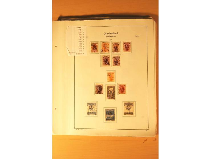 1886/1944, postfrische, ungebrauchte und gestempelte Sammlung mit guten Werten und Sätzen, Einheiten, Porto, Zwangszuschlagsm