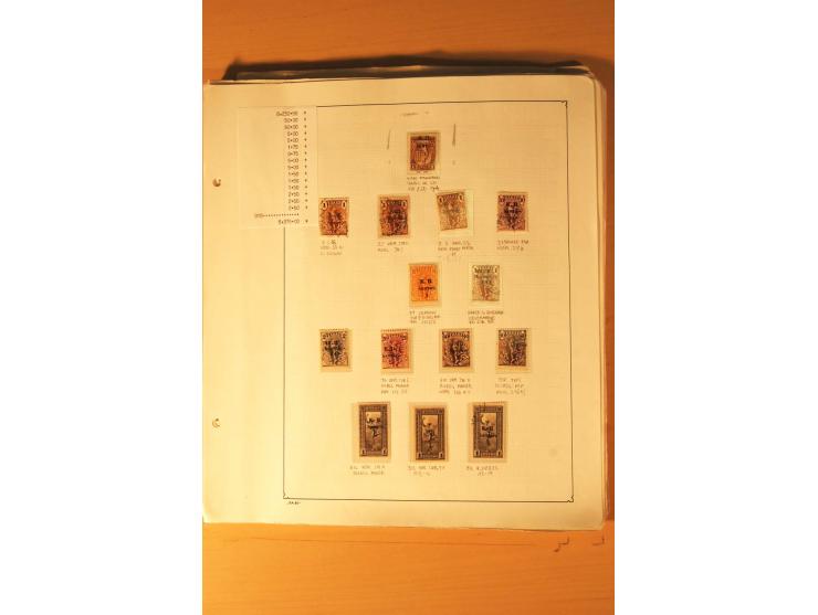 1886/1944, postfrische, ungebrauchte und gestempelte Sammlung mit guten Werten und Sätzen, Einheiten, Porto, Zwangszuschlagsm