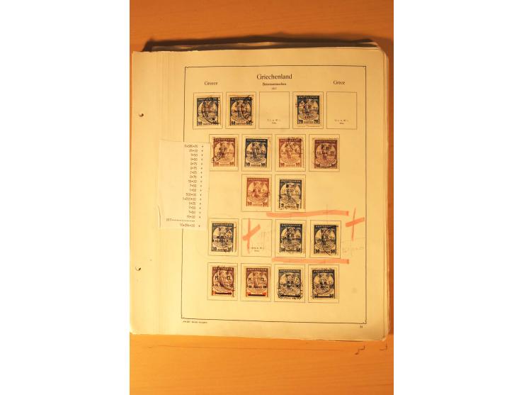 1886/1944, postfrische, ungebrauchte und gestempelte Sammlung mit guten Werten und Sätzen, Einheiten, Porto, Zwangszuschlagsm