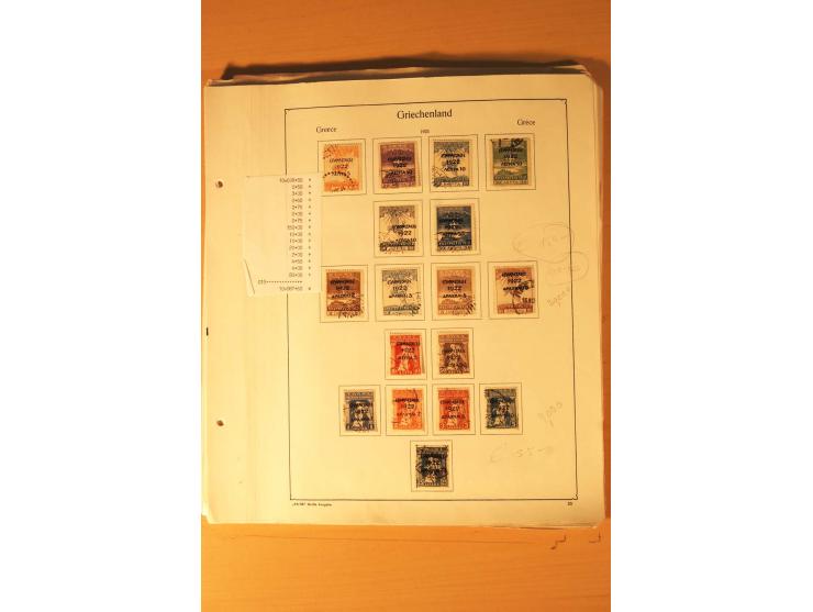 1886/1944, postfrische, ungebrauchte und gestempelte Sammlung mit guten Werten und Sätzen, Einheiten, Porto, Zwangszuschlagsm