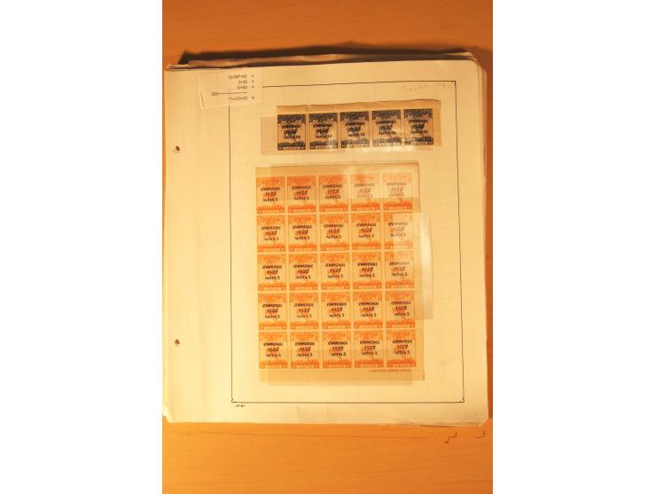 1886/1944, postfrische, ungebrauchte und gestempelte Sammlung mit guten Werten und Sätzen, Einheiten, Porto, Zwangszuschlagsm