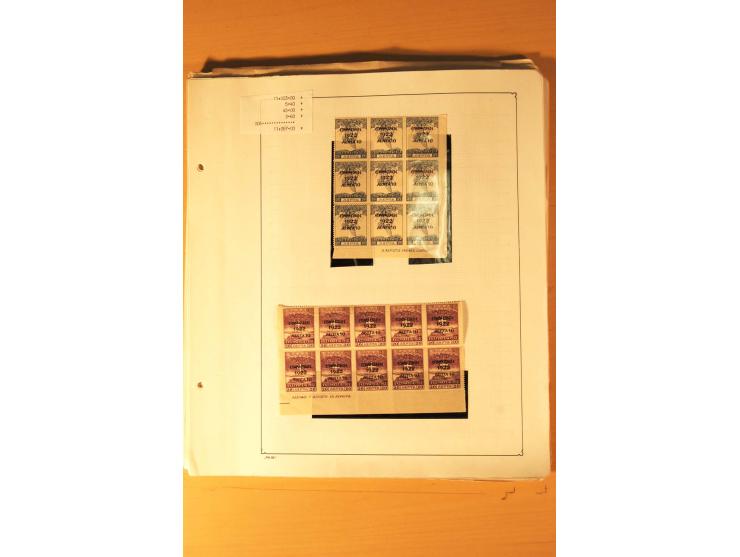 1886/1944, postfrische, ungebrauchte und gestempelte Sammlung mit guten Werten und Sätzen, Einheiten, Porto, Zwangszuschlagsm