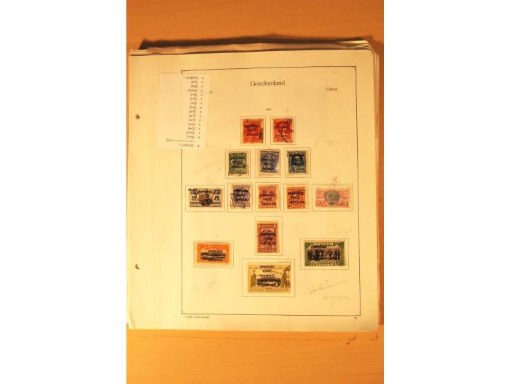 1886/1944, postfrische, ungebrauchte und gestempelte Sammlung mit guten Werten und Sätzen, Einheiten, Porto, Zwangszuschlagsm