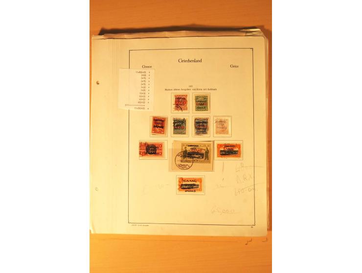 1886/1944, postfrische, ungebrauchte und gestempelte Sammlung mit guten Werten und Sätzen, Einheiten, Porto, Zwangszuschlagsm