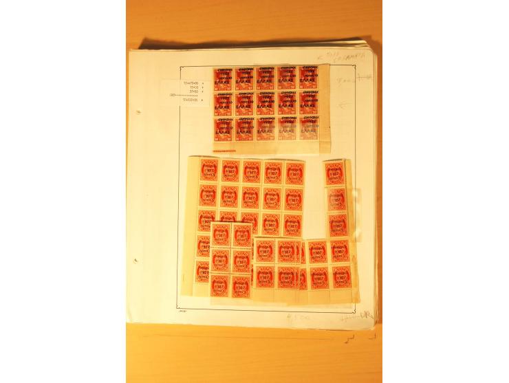 1886/1944, postfrische, ungebrauchte und gestempelte Sammlung mit guten Werten und Sätzen, Einheiten, Porto, Zwangszuschlagsm