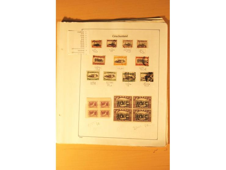 1886/1944, postfrische, ungebrauchte und gestempelte Sammlung mit guten Werten und Sätzen, Einheiten, Porto, Zwangszuschlagsm