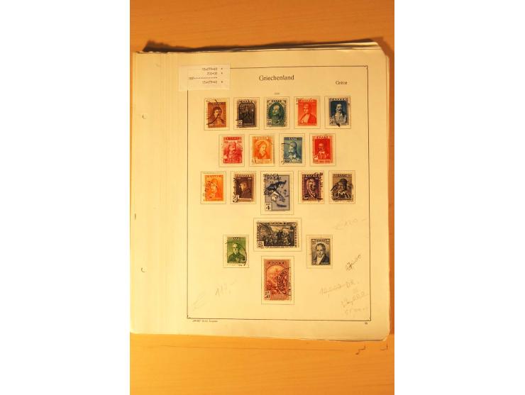 1886/1944, postfrische, ungebrauchte und gestempelte Sammlung mit guten Werten und Sätzen, Einheiten, Porto, Zwangszuschlagsm