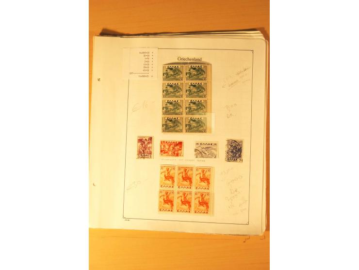 1886/1944, postfrische, ungebrauchte und gestempelte Sammlung mit guten Werten und Sätzen, Einheiten, Porto, Zwangszuschlagsm