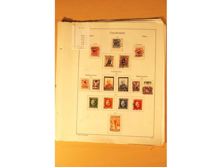 1886/1944, postfrische, ungebrauchte und gestempelte Sammlung mit guten Werten und Sätzen, Einheiten, Porto, Zwangszuschlagsm