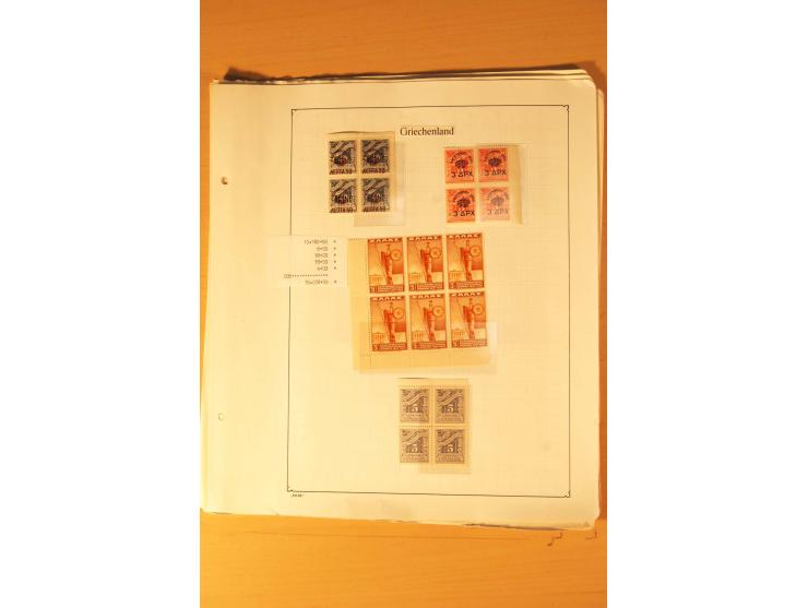 1886/1944, postfrische, ungebrauchte und gestempelte Sammlung mit guten Werten und Sätzen, Einheiten, Porto, Zwangszuschlagsm