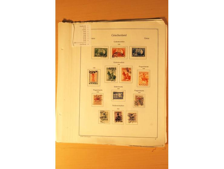 1886/1944, postfrische, ungebrauchte und gestempelte Sammlung mit guten Werten und Sätzen, Einheiten, Porto, Zwangszuschlagsm