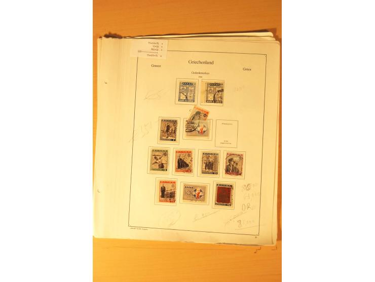 1886/1944, postfrische, ungebrauchte und gestempelte Sammlung mit guten Werten und Sätzen, Einheiten, Porto, Zwangszuschlagsm