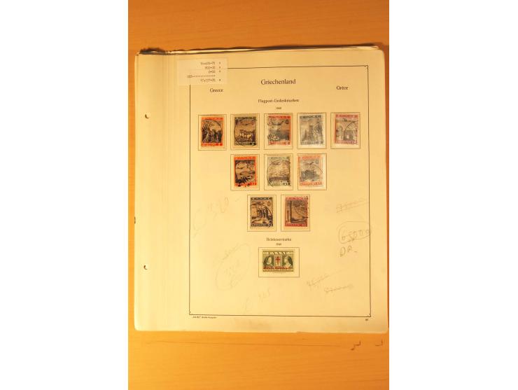 1886/1944, postfrische, ungebrauchte und gestempelte Sammlung mit guten Werten und Sätzen, Einheiten, Porto, Zwangszuschlagsm