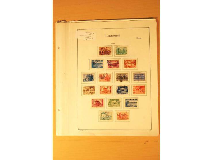 1886/1944, postfrische, ungebrauchte und gestempelte Sammlung mit guten Werten und Sätzen, Einheiten, Porto, Zwangszuschlagsm