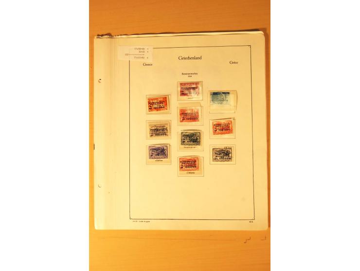 1886/1944, postfrische, ungebrauchte und gestempelte Sammlung mit guten Werten und Sätzen, Einheiten, Porto, Zwangszuschlagsm
