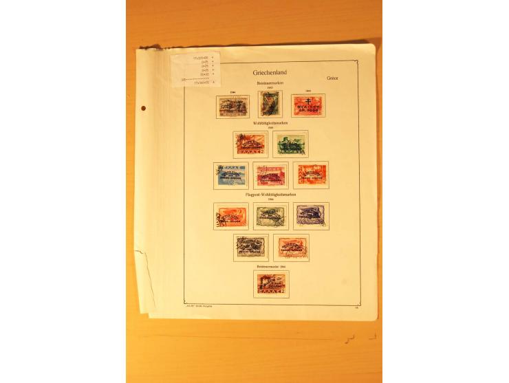 1886/1944, postfrische, ungebrauchte und gestempelte Sammlung mit guten Werten und Sätzen, Einheiten, Porto, Zwangszuschlagsm