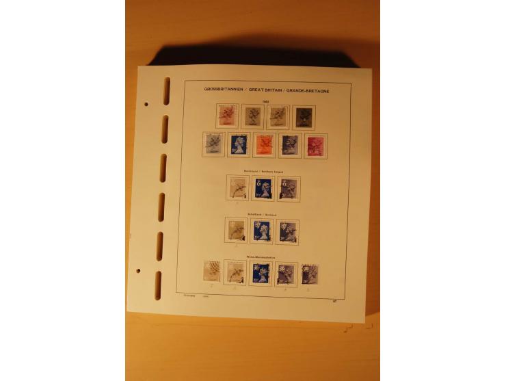 1841/1999, gestempelte Sammlung, dazu Alderney, Guernsey, Jersey und Irland