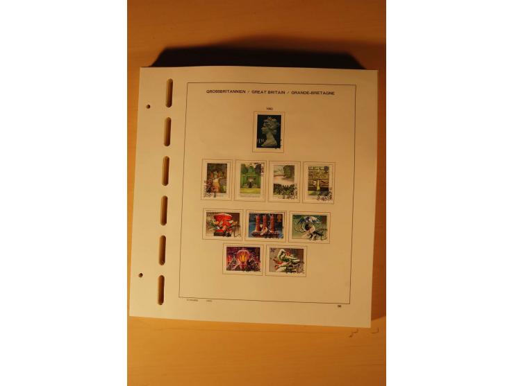 1841/1999, gestempelte Sammlung, dazu Alderney, Guernsey, Jersey und Irland