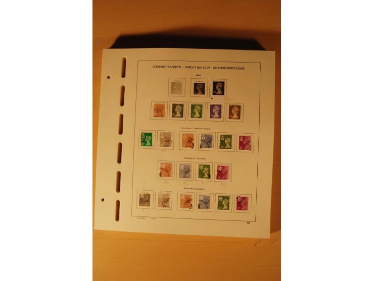 1841/1999, gestempelte Sammlung, dazu Alderney, Guernsey, Jersey und Irland