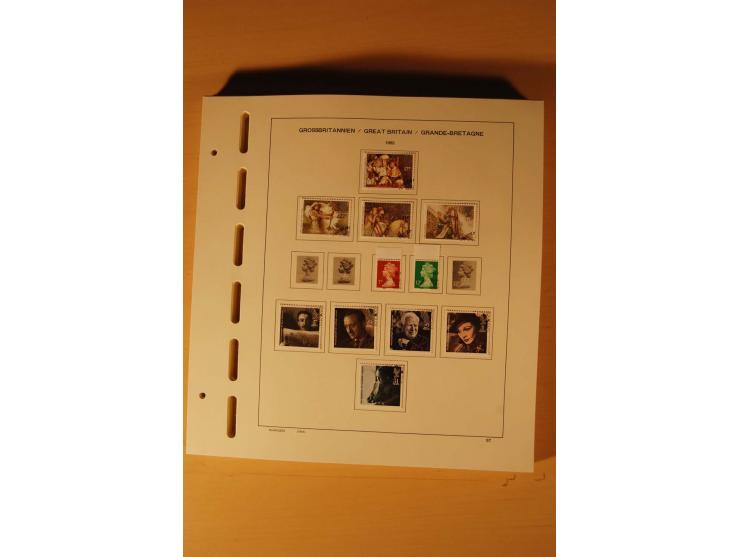 1841/1999, gestempelte Sammlung, dazu Alderney, Guernsey, Jersey und Irland