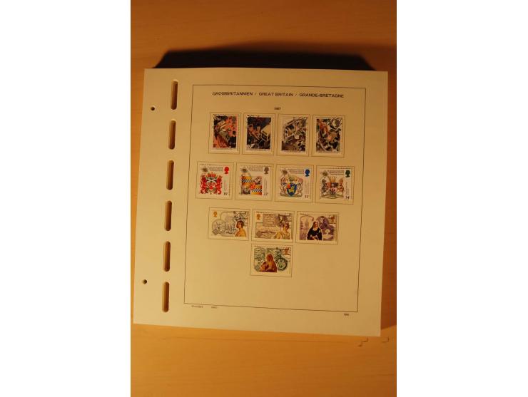 1841/1999, gestempelte Sammlung, dazu Alderney, Guernsey, Jersey und Irland