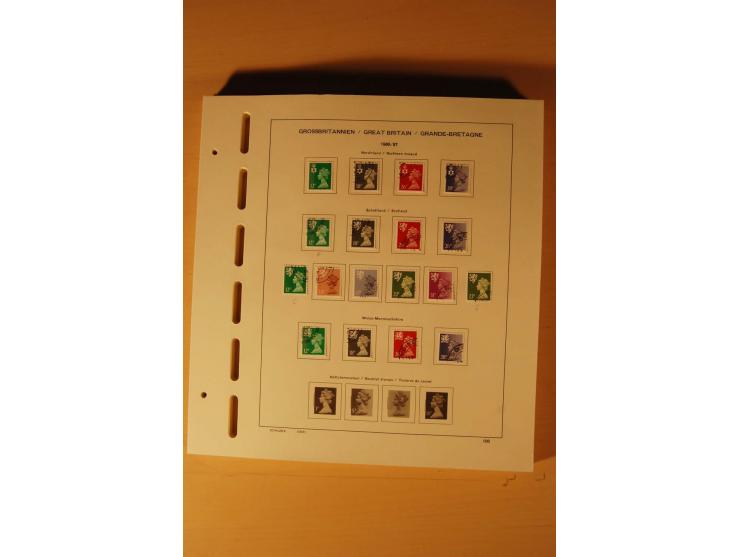 1841/1999, gestempelte Sammlung, dazu Alderney, Guernsey, Jersey und Irland