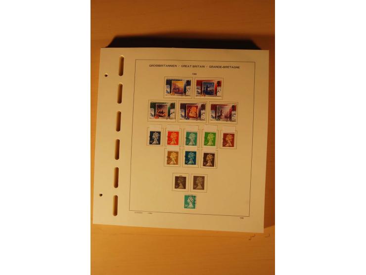 1841/1999, gestempelte Sammlung, dazu Alderney, Guernsey, Jersey und Irland