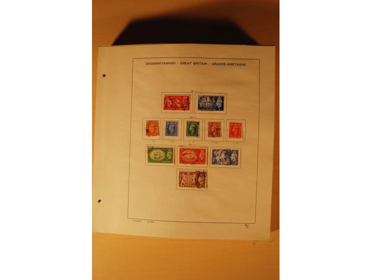 1841/1999, gestempelte Sammlung, dazu Alderney, Guernsey, Jersey und Irland