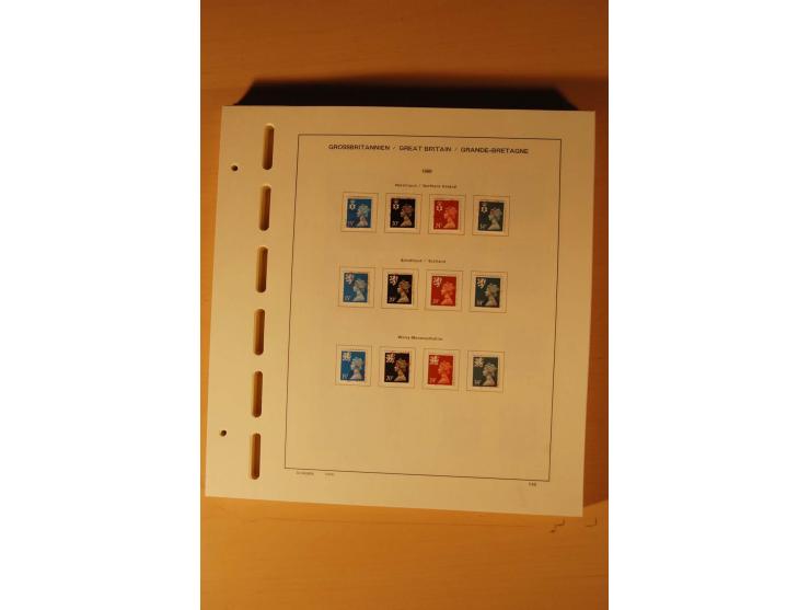 1841/1999, gestempelte Sammlung, dazu Alderney, Guernsey, Jersey und Irland