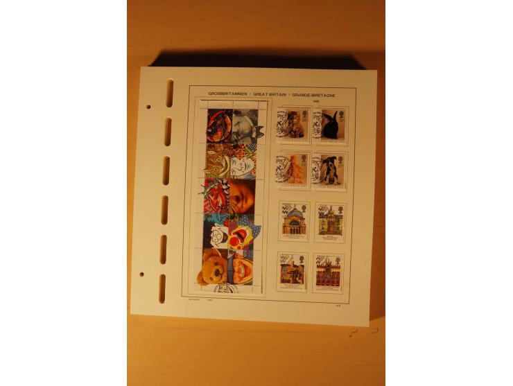 1841/1999, gestempelte Sammlung, dazu Alderney, Guernsey, Jersey und Irland