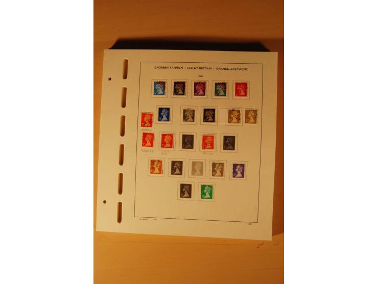 1841/1999, gestempelte Sammlung, dazu Alderney, Guernsey, Jersey und Irland